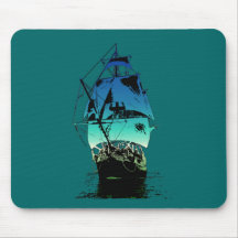 Classic Sailing Ship Mousepads
