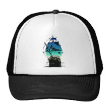 Classic Sailing Ship Trucker Hat