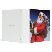 "Classic Santa" Close Up Vinyl Binders