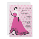 Classic Senorita in Fuchsia Personalized Announcement