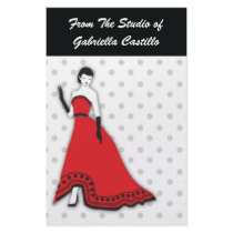 Classic Senorita in Red stationery by MissNNick Classic Senorita in Red stationery