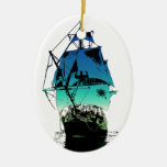Classic Ship Christmas Ornaments