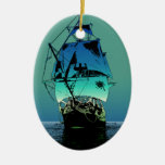 Classic Ship Christmas Ornaments