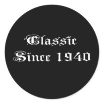 Classic Since 1940 stickers