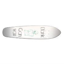 Classic Skateboard Blank Canvas