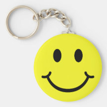 Classic Smiley Keychain