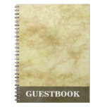 Classic Smooth Polished Venetian Marble Pattern Spiral Note Book