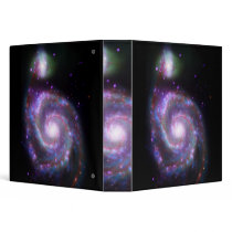 Classic Spiral Galaxy Vinyl Binder