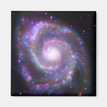 Classic Spiral Galaxy Fridge Magnet