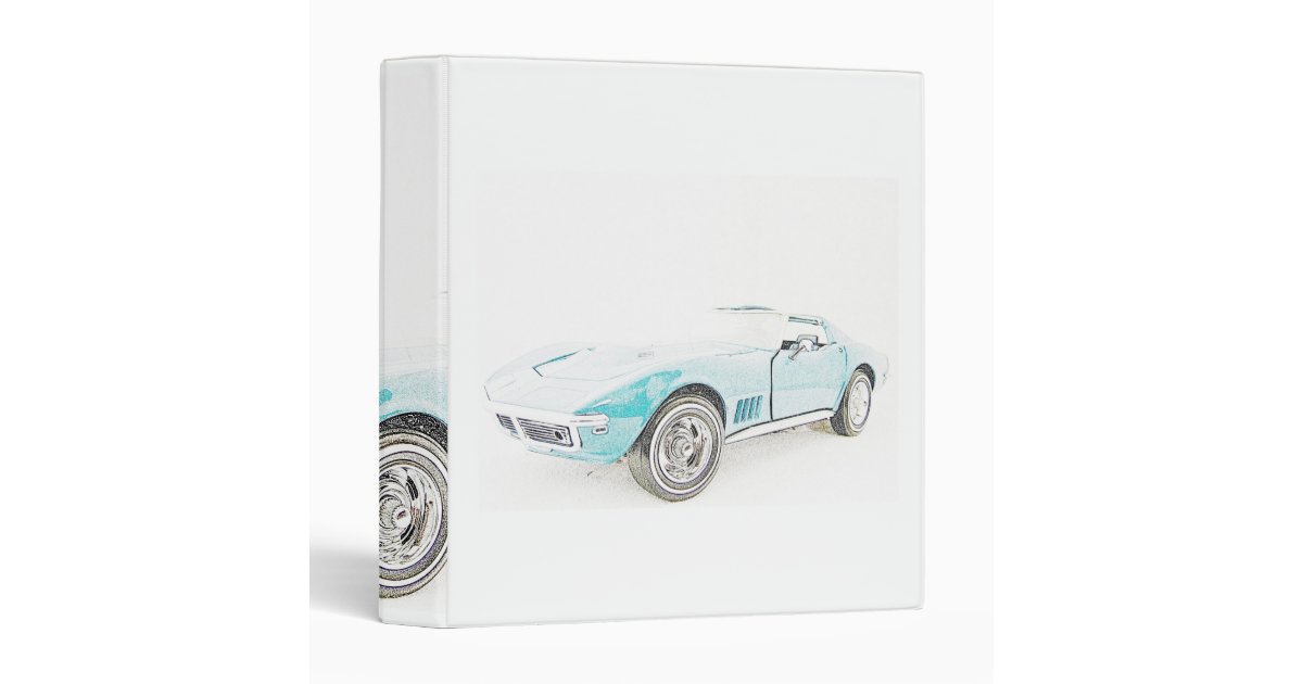 Classic Sports Car Binder Zazzle