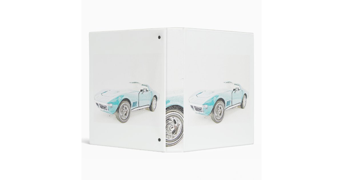 Classic Sports Car Binder Zazzle