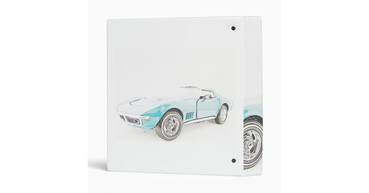 Classic Sports Car Binder Zazzle