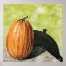Classic still life pumpkin posters