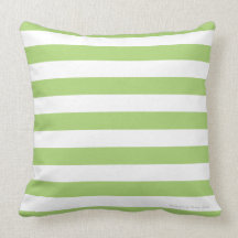 Classic Stripe Pillow in Mojito/White