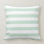 Classic Stripe Pillow in Seaglass/White