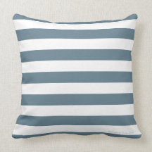Classic Stripe Pillow in Stormy/White