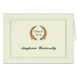 Classic Style Graduation Announcement Greeting Card