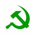 Classic Style Green Hammer & Sickle on Baby Doll t-shirts