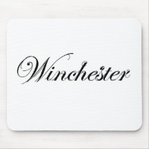 Classic Style Winchester Logo Mouse Pad