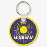 Classic Sunbeam emblem keychain