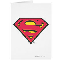 Classic Superman Logo Greeting Cards