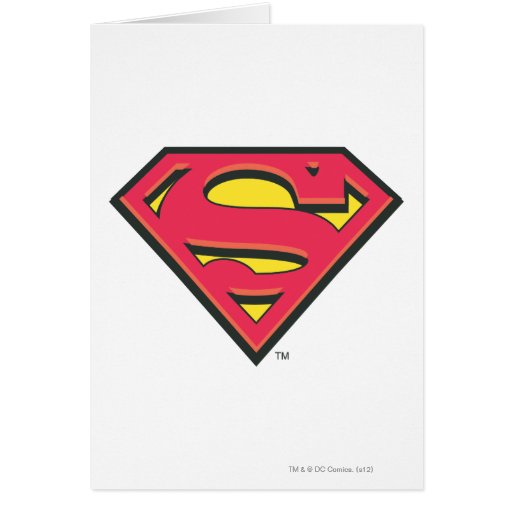 Classic Superman Logo Greeting Cards