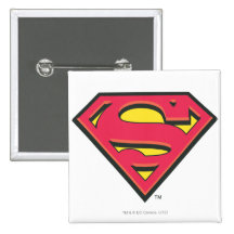 Classic Superman Logo Pin