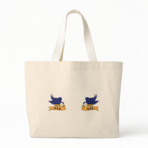 Classic Swallows With "Mom" and "Dad" Banners bags