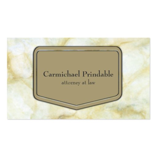 Classic Taupe Marble Business Elegance Business Card Templates (front side)