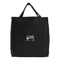 Classic Tractor embroidered bags by ZazzleEmbroidery Classic Tractor embroidered bags