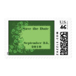 Classic Traditional Green Save the Date Postage Classic Traditional Green Save the Date Postage