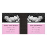 Classic Twin Girls Double New Baby Photo Cards
