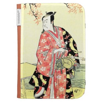 Classic ukiyo-e Traditional Japanese Samurai art Kindle 3 Cases