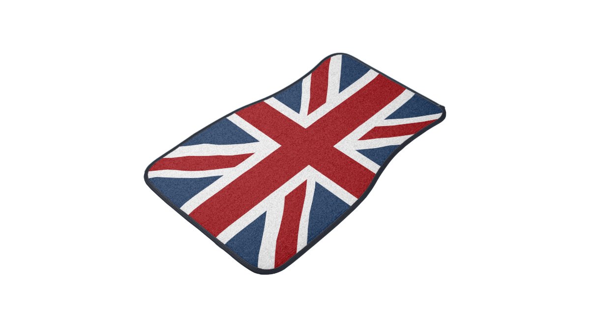 Classic Union Jack Flag Car Floor Mat Zazzle