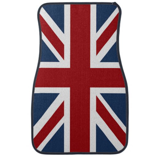 Classic Union Jack Flag Car Floor Mat Zazzle