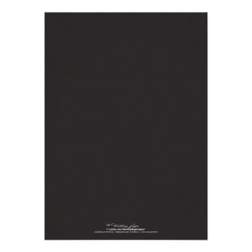 Classic Vignette Rehearsal Dinner Invite (black)