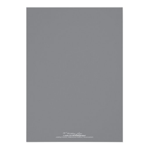 Classic Vignette Rehearsal Dinner Invite (grey)