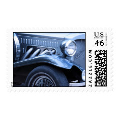 Classic Vintage Car Chrome and Lights Stamps