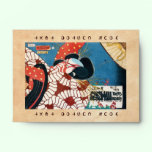 Classic vintage japanese kabuki samurai Utagawa envelopes