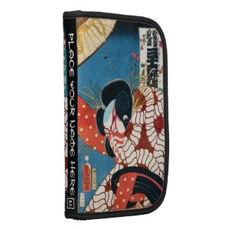 Classic vintage japanese kabuki samurai Utagawa Planners