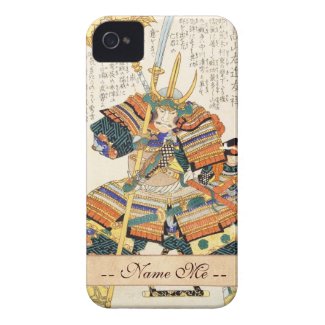 Classic Vintage Japanese Samurai Warrior General iPhone 4 Cases