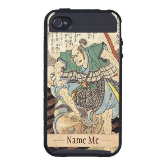 Classic Vintage Japanese Samurai Warrior General iPhone 4 Cases