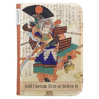 Classic Vintage Japanese Samurai Warrior General Kindle 3G Cover