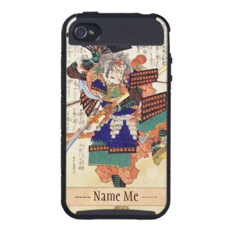 Classic Vintage Japanese Samurai Warrior General iPhone 4 Case