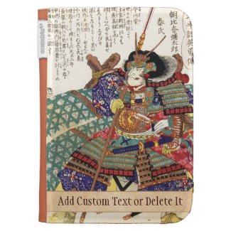 Classic Vintage Japanese Samurai Warrior General Kindle 3 Case