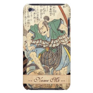 Classic Vintage Japanese Samurai Warrior General iPod Case-Mate Case