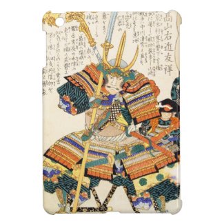 Classic Vintage Japanese Samurai Warrior General iPad Mini Cases