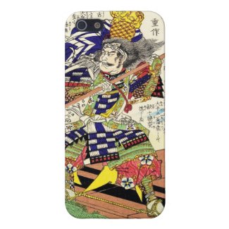 Classic Vintage Japanese Samurai Warrior General iPhone 5 Covers