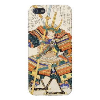 Classic Vintage Japanese Samurai Warrior General iPhone 5 Covers