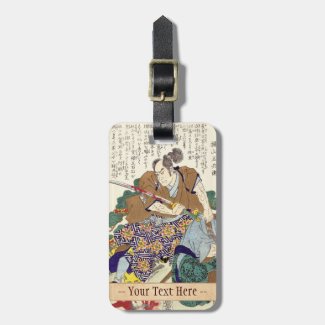 Classic Vintage Japanese Samurai Warrior General Tags For Luggage